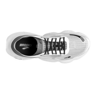 Brooks Women's Aurora Neutral Running Shoe - White/Alloy/Black - 7.5 Medium