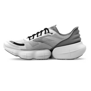 Brooks Women's Aurora Neutral Running Shoe - White/Alloy/Black - 7.5 Medium