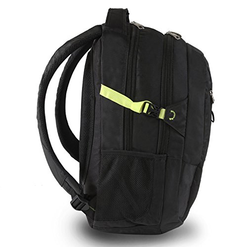 Fila Vertex Tablet and Laptop Backpack, Black/NEON, One Size