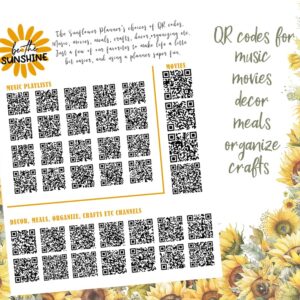 Sunflowers and Sunshine Weekly Planner Organizer, 8.5 x 11 Metal Spiral Bound Ring Binder, 60 pages, Laminated Covers and Rigid Dividers, Undated Allows You To Start Anytime