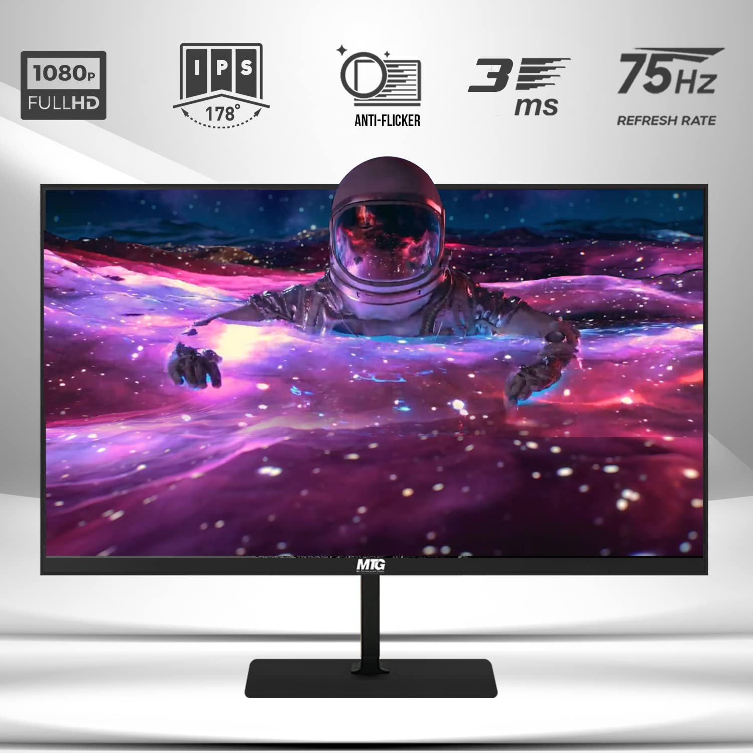 Computer Desktop PC,Intel Core i5-6500, TechMagnet Siwa 6, New MTG 27 Inch Monitor, 16GB RAM, 240GB SSD + 2TB HDD, 1GB Graphic Card, RGB Keyboard Mouse and Speaker, Webcam, WiFi, Win 10 Pro (Renewed)