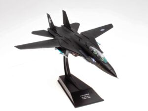 opo 10 - 1/100 military fighter plane compatible with f-14a tomcat us navy vx-4 vandy 1 1985 - with fold out airplane wings - cp35