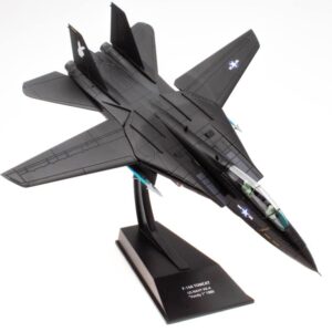 OPO 10 - 1/100 Military Fighter Plane Compatible with F-14A Tomcat US Navy VX-4 Vandy 1 1985 - with Fold Out Airplane Wings - CP35