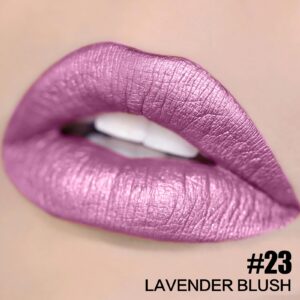 FOCALLURE Ultra Matte Liquid Lipstick,Longwear Rich Lip Colors,Easy to Create a Sexy Lips with High-grade Formula,Long Lasting Waterproof Lipstick Make Up,LAVENDER BLUSH