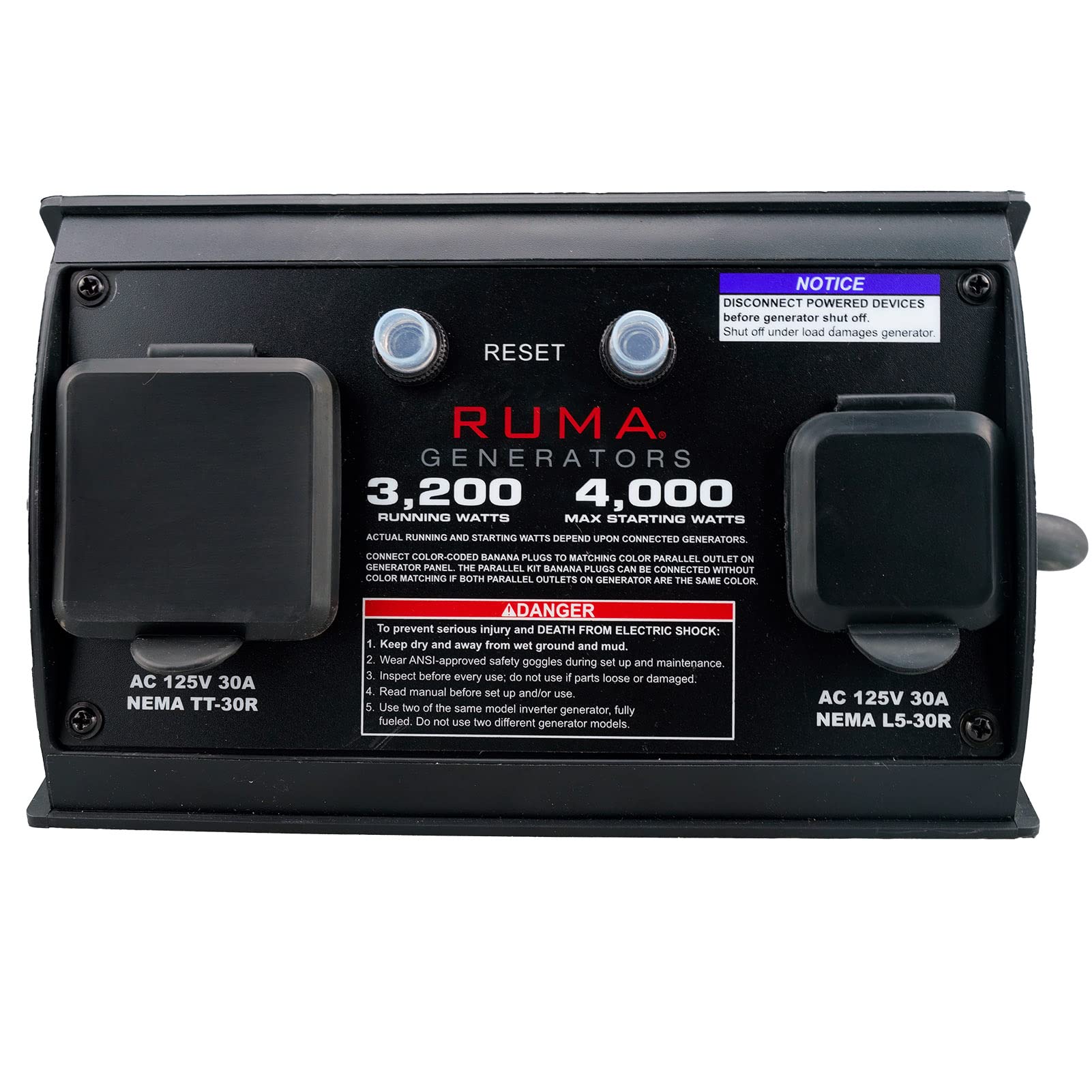 Ruma 30A Parallel Kit for Inverter Generator