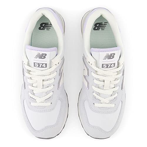 New Balance Women's 574 V2 Daydream Sneaker, Granite/Bright Lavender/Quartz Grey, 8