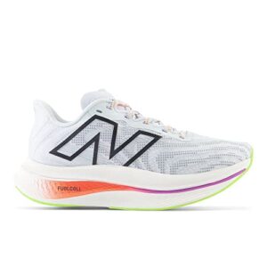New Balance Women's FuelCell SuperComp Trainer V2 Running Shoe, Ice Blue/Neon Dragonfly, 8.5
