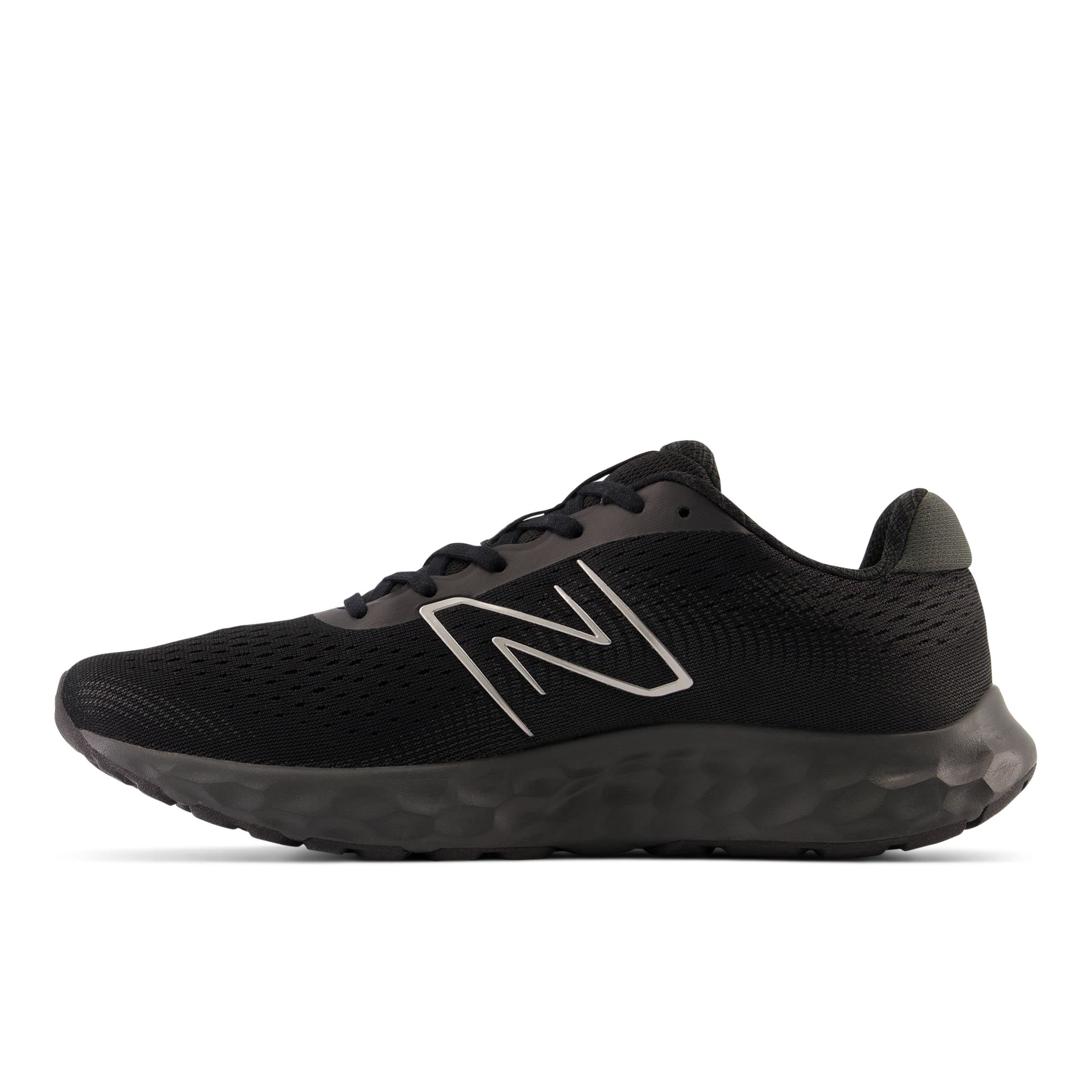 New Balance Men's 520 V8 Running Shoe, Black/Black, 10.5 Wide