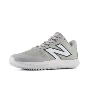 New Balance Unisex FuelCell 4040 V7 Turf Trainer Baseball Shoe, Raincloud/Optic White, 6.5 US Men