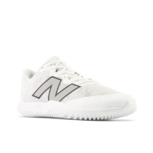 New Balance Unisex FuelCell 4040 V7 Turf Trainer Baseball Shoe, Optic White/RAIN Cloud, 7 US Men