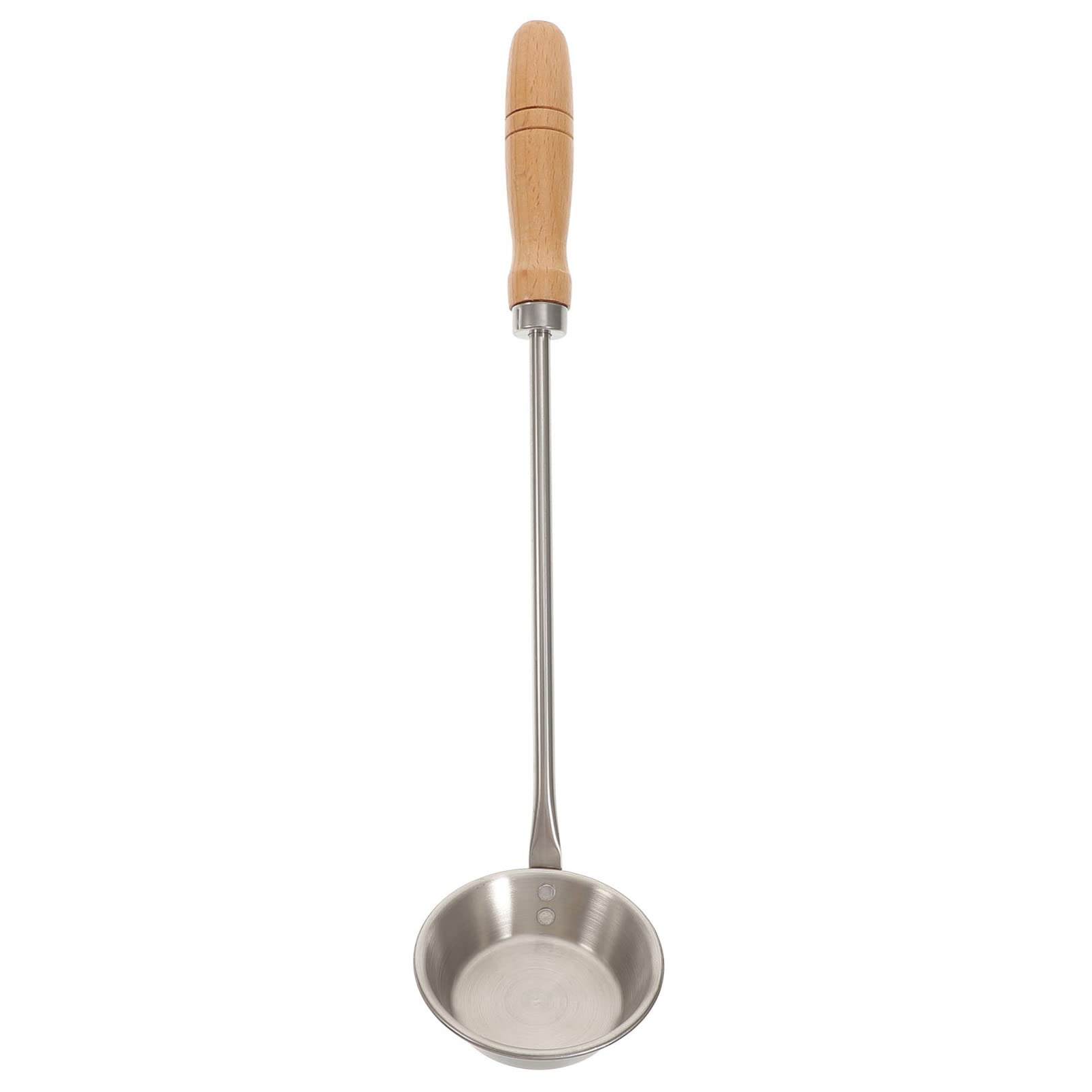 1pc Oil Pier Mold Baking Lifting Tool Wind Fritters Mold Shredded Mold Radish Shrimp Mold Metal Floral Swedish Mini Pie Pans Cake Stencil Timbale Stainless Steel Wood Frying Spoon