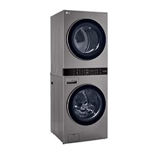 Single Unit Front Load LG WashTower™ with Center Control™ 4.5 cu. ft. Washer and 7.4 cu. ft. Electric Dryer