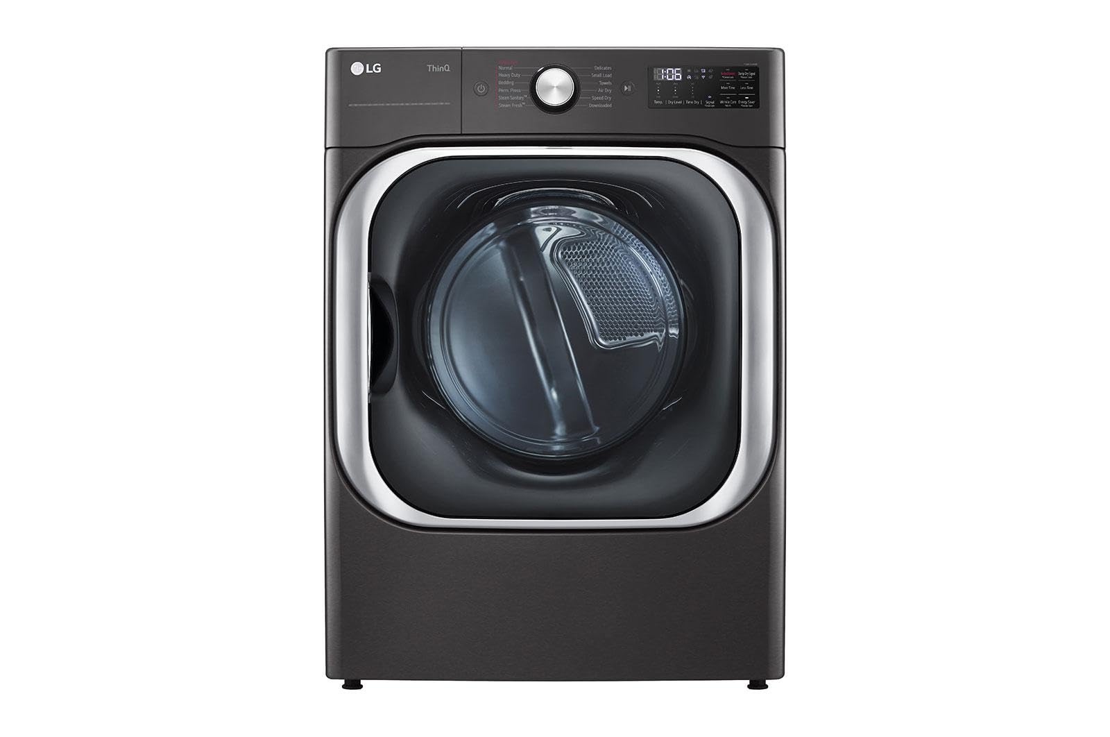 9.0 cu. ft. Mega Capacity Smart wi-fi Enabled Front Load Electric Dryer with TurboSteam™ and Built-In Intelligence