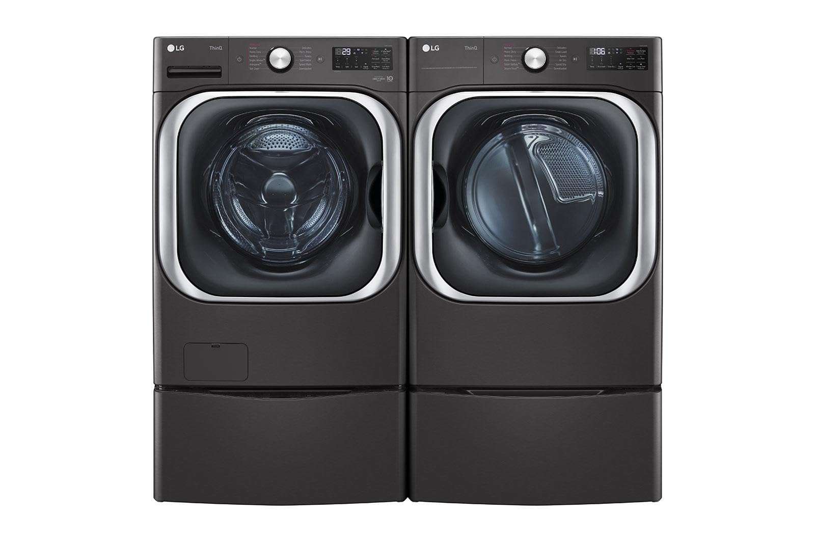 9.0 cu. ft. Mega Capacity Smart wi-fi Enabled Front Load Electric Dryer with TurboSteam™ and Built-In Intelligence