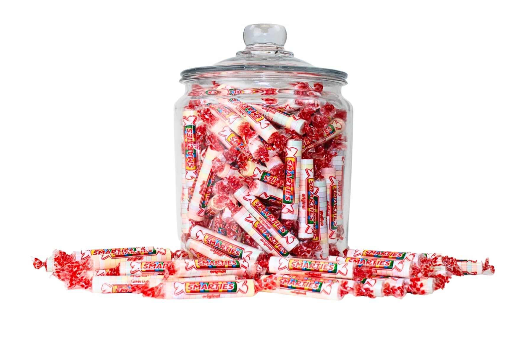 Classic Hard Candy, Smarties -America's Favorite Candy Roll- Assorted Original Flavors-Bulk- Made with Real Smarts for the Perfect Nostalgic Treat (1 Pound)