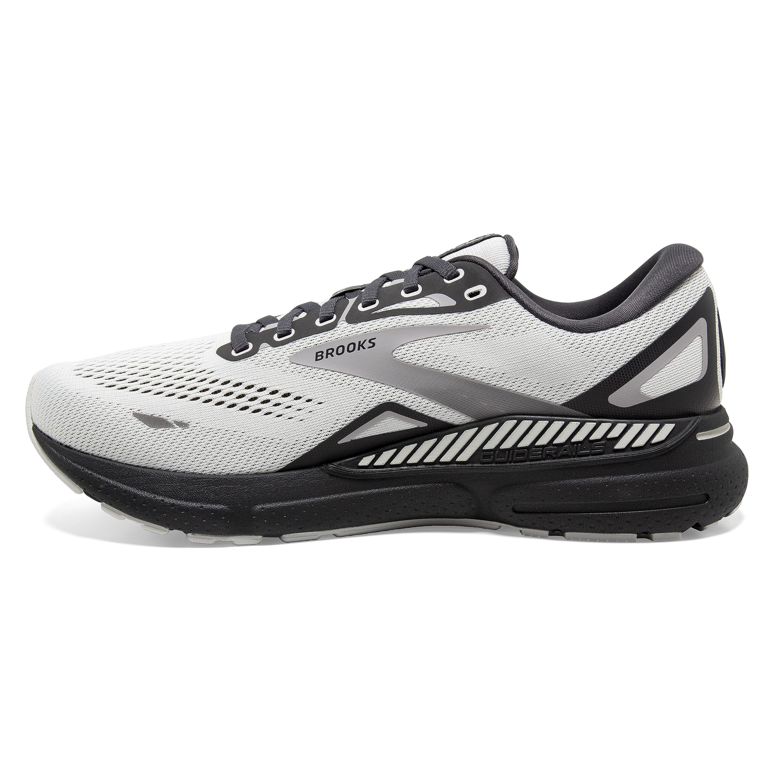 Brooks Men’s Adrenaline GTS 23 Supportive Running Shoe - Oyster/Ebony/Alloy - 13 X-Wide