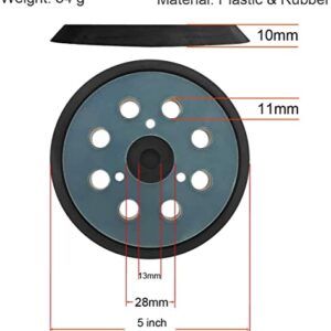 2 Pack 5" Hook and Loop Replacement Sander Pad for DeWalt DW420, DW421, Dw423, DW426, D26451, D26453 Orbital Sander