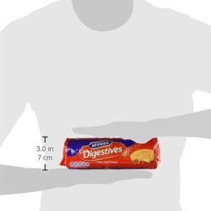 Mcvitie's Digestives Crunchy Wheat Biscuits Cookie - (4 Pack) England's Favourite. Best of British Biscuit Packed By Zuvo. Sweet, Wheat Taste, Crumbly Texture, And Renowned Suitability For Dunking, No Artificial Flavors or Colors - 400g