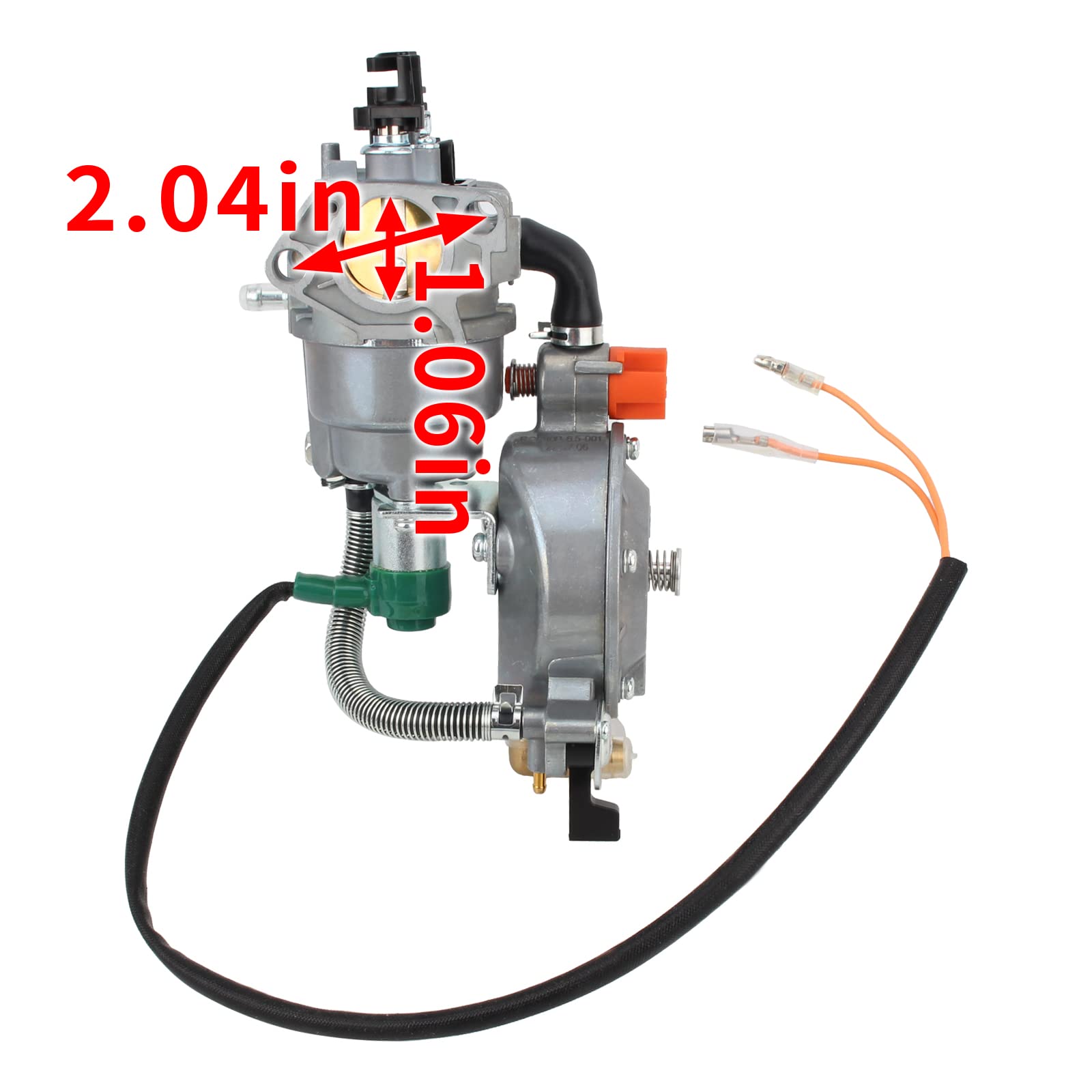 partszen GX390 188F Carburetor for Gasoline Generator 4.5-5.5KW with Manual Choke Gasket Spacer Insulator For Champion 100153 100165 100296 Engine,Upgrade