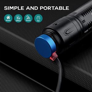 TUSITA MCC3 1A/1.5A/2A Magnetic Charger Compatible with Olight Odin | Odin Mini | PL-Pro | Baton3 | Warrior Mini2 | Perun 2 | Seeker 3 pro|Warrior X3 3S | Baldr Pro R - 50CM