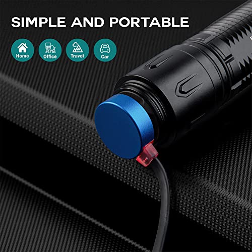 TUSITA MCC3 1A/1.5A/2A Magnetic Charger Compatible with Olight Odin | Odin Mini | PL-Pro | Baton3 | Warrior Mini2 | Perun 2 | Seeker 3 pro|Warrior X3 3S | Baldr Pro R - 50CM