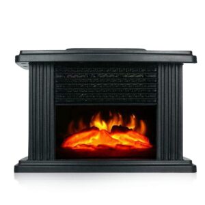 1000w electric fireplace standing heating stove, heater freestand 3d flame stove burner warmer hot