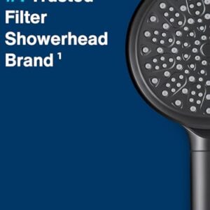 Cobbe Filtered Shower Head with Handheld, High Pressure 6 Spray Mode Showerhead with Filters, Water Softener Filters Beads for Hard Water - Remove Chlorine - Reduces Dry Itchy Skin, Matte Black