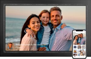 digital photo frame 10.1 inch wifi digital picture frame with 1280 * 800 ips full hd touchscreen, humblestead 8gb wifi smart frame share photos and videos instantly from anywhere via aimor app