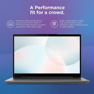 Lenovo 2022 Newest IdeaPad 3 14" FHD Slim Laptop, Intel Core i7-1165G7, 8GB RAM, 512GB SSD, Intel Iris X Graphics, Wi-Fi 6,Bluetooth 5,Fingerprint Reader, Windows 11 Home, Arctic Grey