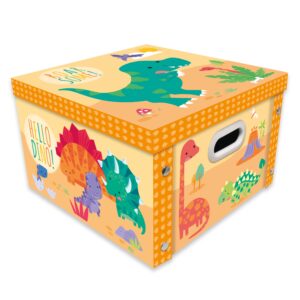 robert frederick dinosaurs collapsible storage box - large