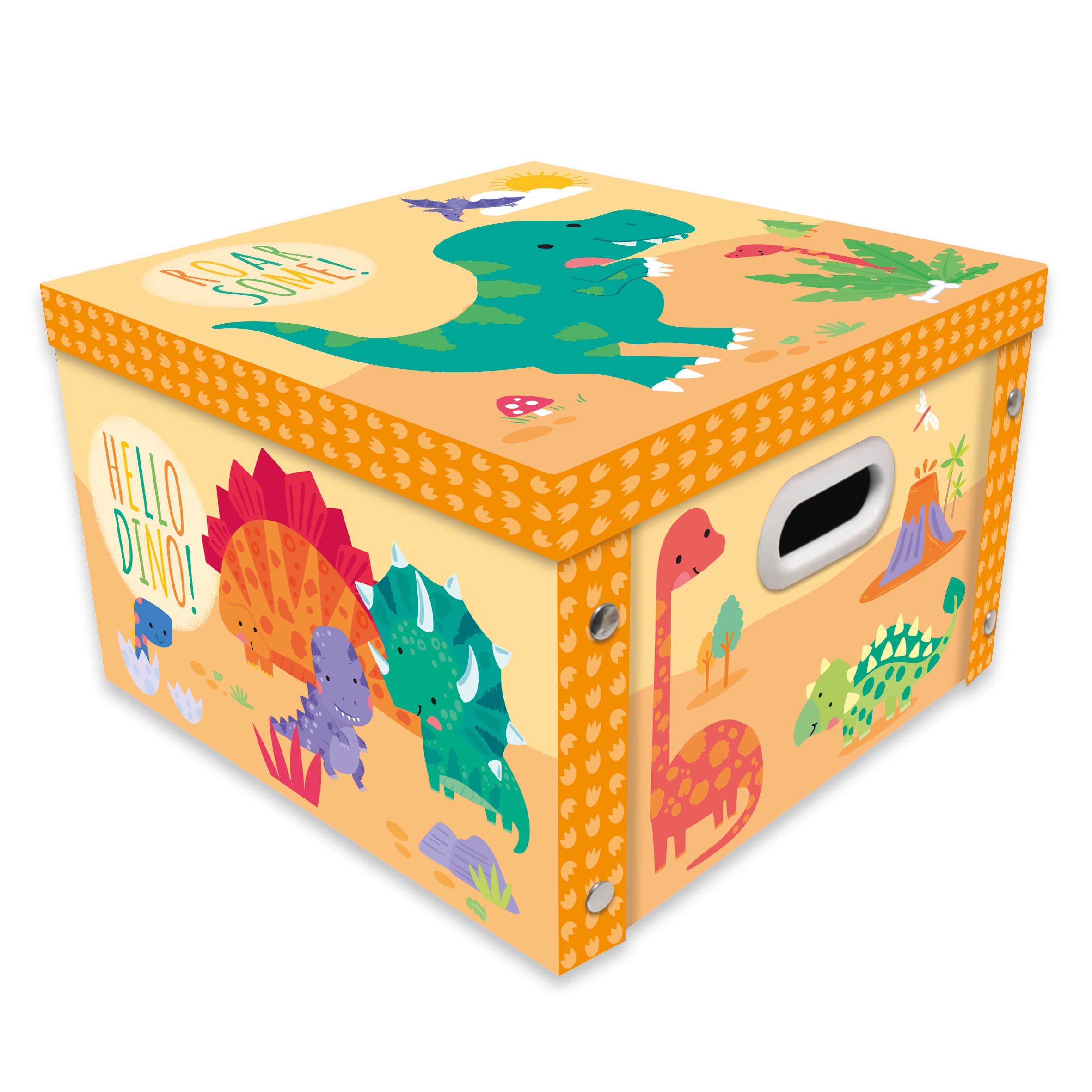 Robert Frederick Dinosaurs Collapsible Storage Box - Large