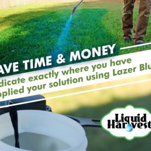 Liquid Harvest Lazer Green Concentrated Spray Pattern Indicator - 8 Ounces - Perfect Weed Spray Dye, Herbicide Dye, Fertilizer Marking Dye, Turf Marker and Herbicide Marker