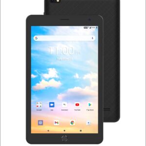 Maze Speed Tablet 8" Inch 4G LTE + WiFi Android Tablet, 8 Inch 1280x800 IPS HD Display, 8 MP Camera, 3GB+32GB (Up to 128GB), 4000mAh Battery, Android 12, w/Tablet Case, Black