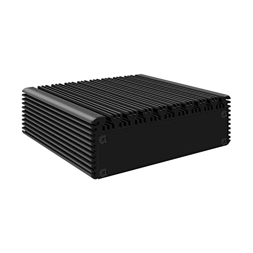 HUNSN Micro Firewall Appliance, Mini PC, OPNsense, Untangle, VPN, Router PC, Intel Celeron N3050, RJ13, AES-NI, 2 x Realtek RTL8111H LAN, HDMI, 2 x USB3.0, 4G RAM, 32G SSD