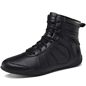angugu wrestling shoes for women high top combat non-slip breathable boxing training sneakers