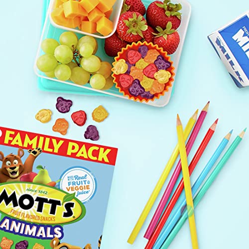 Mott's Fruit Flavored Snacks, Animals Assorted Fruit, Gluten Free, 40 ct