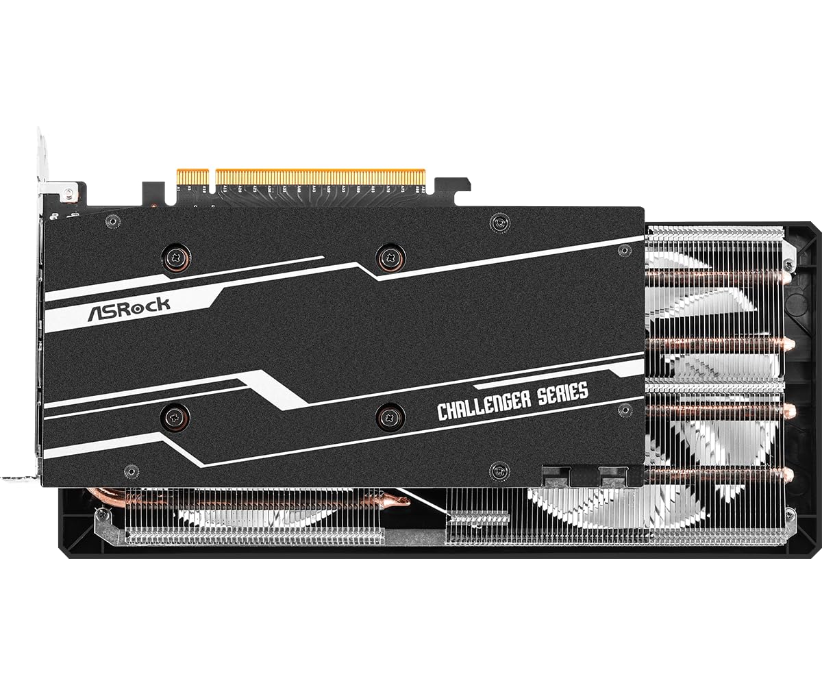 ASRock Intel ARC A750 Challenger D 8GB OC, 8GB DDR6, PCIe4, 2 HDMI, 2 DP, 2200MHz Clock, 0dB Cooling, Overclocked