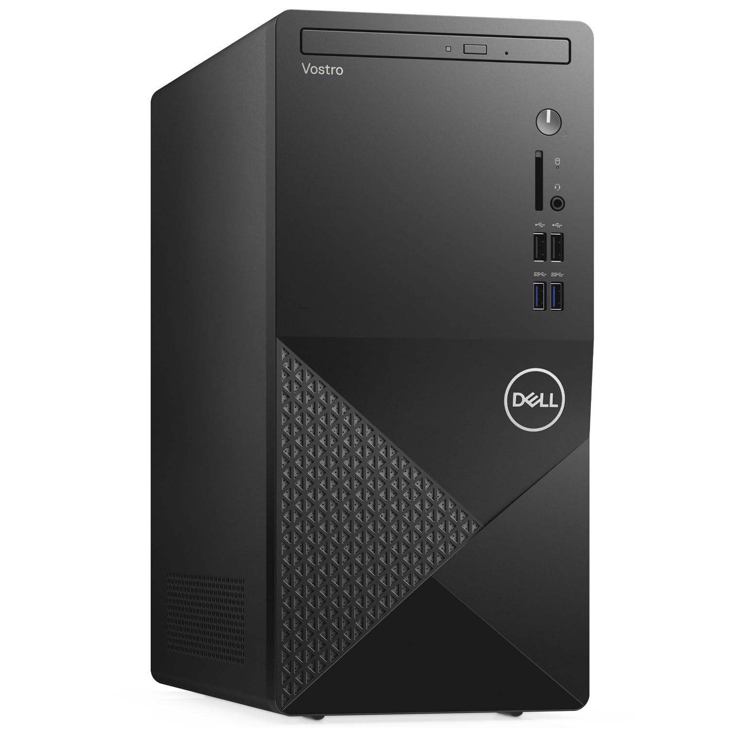 Dell Vostro 3888 Full Size Tower Business Desktop Computer, Intel Octa-Core i7-10700, 32GB DDR4 RAM, 2TB PCIe SSD + 1TB HDD, DVDRW, 802.11AC WiFi, Bluetooth, Keyboard and Mouse, Windows 11 Pro
