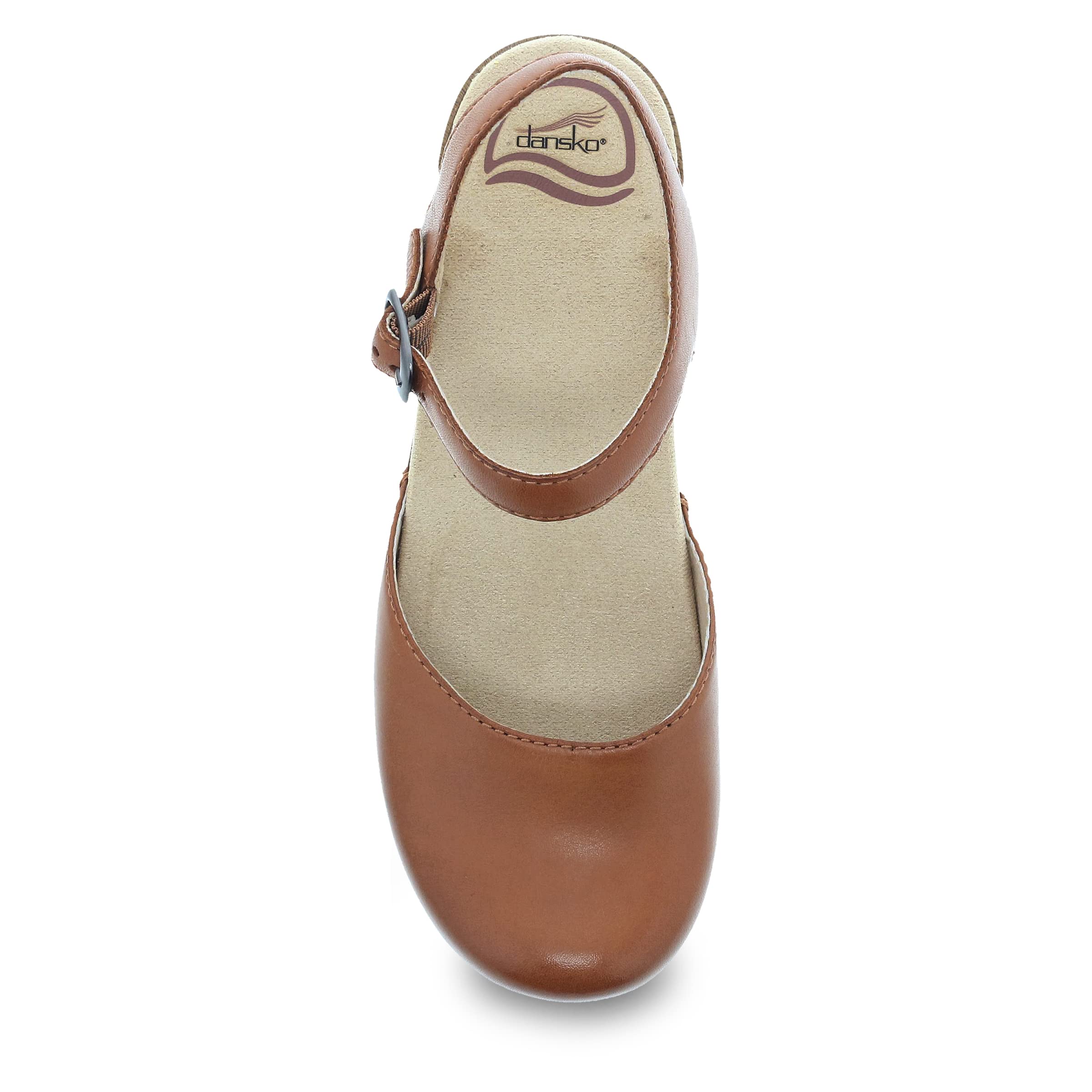 Dansko Sam Stylish Closed-Toe Sandal for Women - Lightweight with Added Arch Support - Durable PU Outsole for Long-Lasting Wear and Comfort Camel 11.5-12 M US