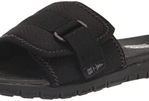 BASS OUTDOOR Topo Women’s Sandals – Open-Toe Slides for Beach or Backyard Hiking Shoe, Black, 9.5