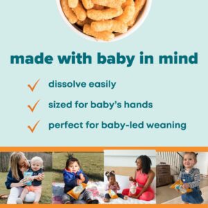 Puffworks baby Organic Peanut Butter Puffs and Puffworks baby Organic Almond Butter Puffs Bundle