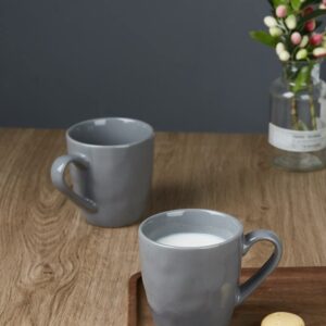 Famiware Mars 6 Pieces Coffee Mug, 12 oz Tea Mug, Catering Mugs with Handle for Coffee, Tea, Cocoa, Milk, White