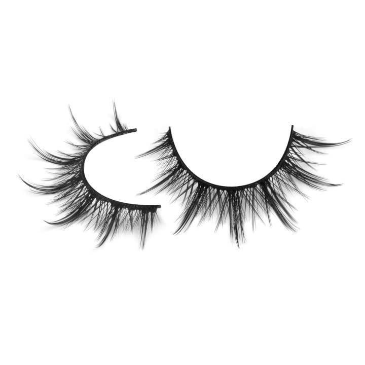 Manga Lashes Natural Look False Eyelashes Anime Lashes Mink Wispy Fluffy Spiky 3D Volume Eyelashes Pack Korean Japanese Asian Cosplay Fake Eyelashes Look Like Individual Cluster 7 Pairs by EYDEVRO