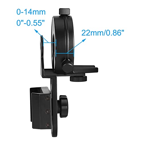 Celticbird Newest Smartphone Scope Adapter- Phone Mount Working with Spotting Scopes& Binoculars& Monocular& Telescope& Microscope