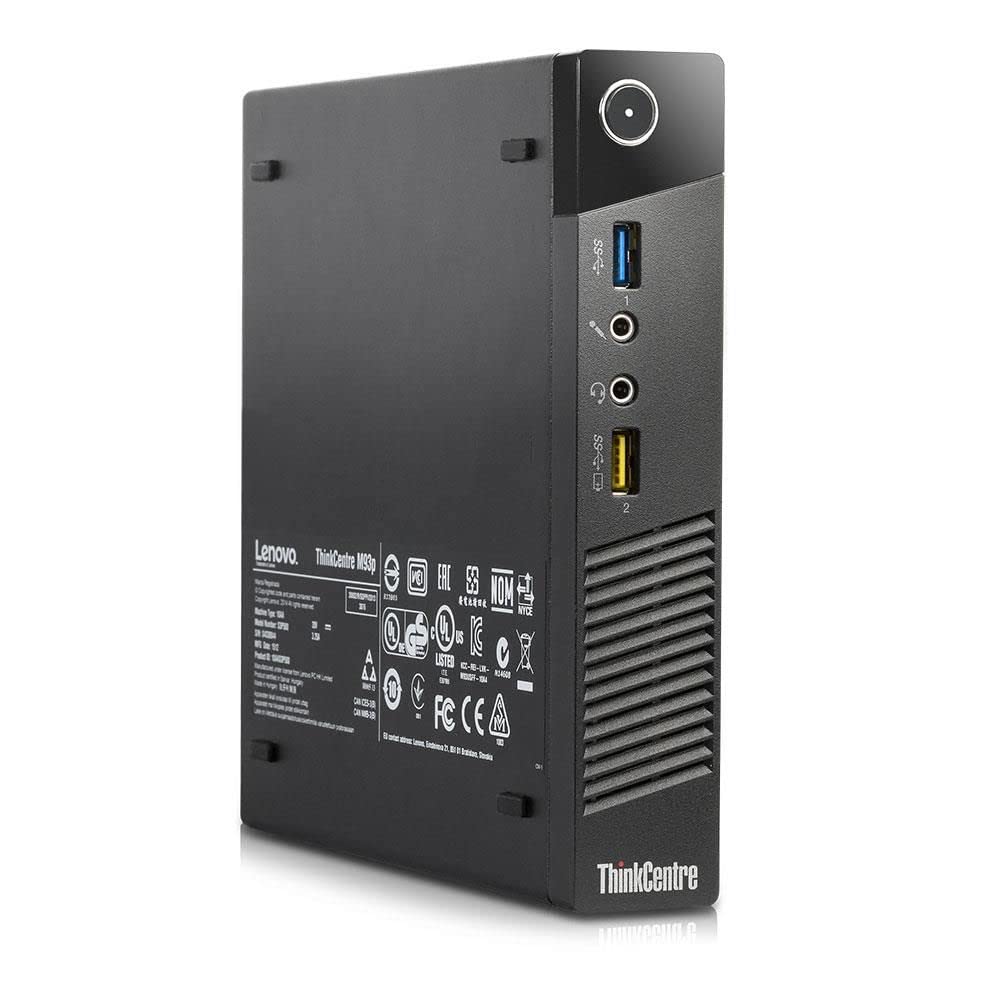 Lenovo ThinkCentre M93P Tiny Mini Business Desktop Computer, Intel Quad Core i7 4785T Upto 3.20 GHz, 16GB RAM, New 1TB SSD, WiFi,BT, VGA, DP Port, HDMI, Windows 10 Pro (Renewed)