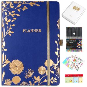 weekly and monthly planner 2024-2025 to increase productivity and hit your goals journal christmas gifts for women notebooks for work undated planner agenda habit tracker planner gift set