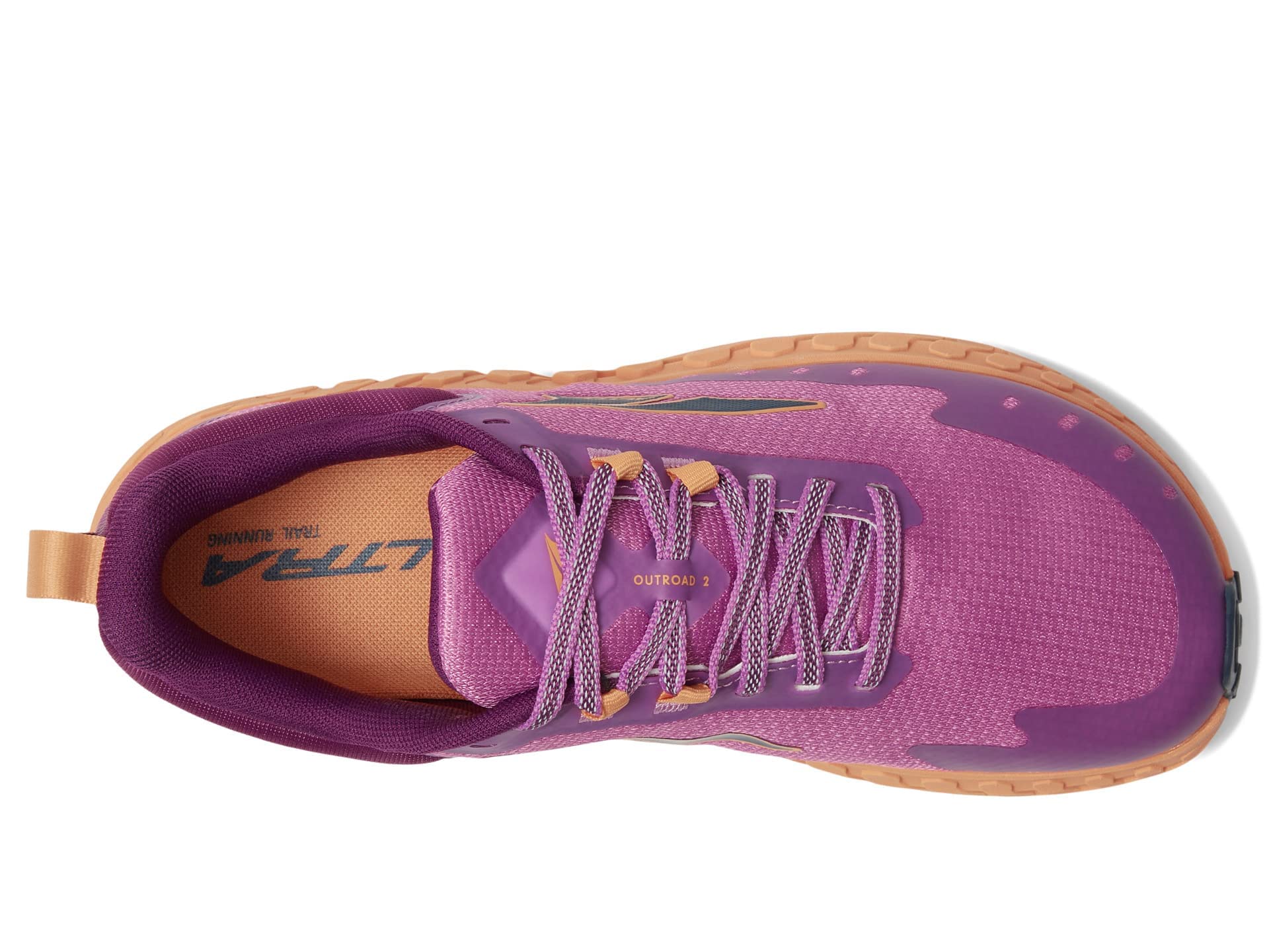 ALTRA Women's AL0A82CY Outroad 2 Trail Running Shoe, Purple/Orange - 6.5 M US