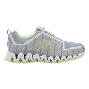 reebok women's zigwild trail 6 sneaker, pure grey/citrus glow, 9