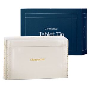 cleanomic - tablet tin - lidded storage bins