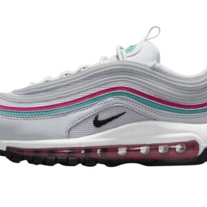 Nike Women's Air Max 97 Pure Platinum/Black-Pink Prime (DH5093 001) - 7